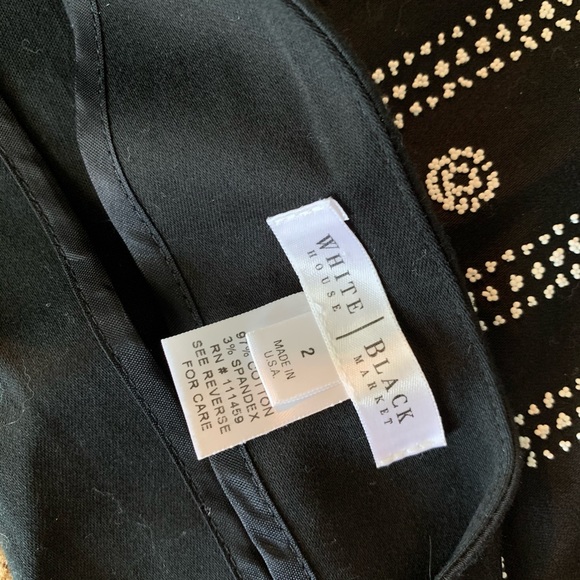 WHITE HOUSE BLACK MARKET Beaded, A-line Bell Skirt - Amazing pre-owned condition - Picture 5 of 8